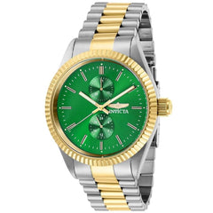 Invicta Men's Quartz Watch - Specialty Green Dial Stainless Steel Bracelet | 29423