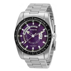 Invicta Men's Quartz Watch - Specialty Purple Dial Stainless Steel Bracelet | 31917