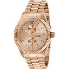 Invicta Men's Quartz Watch - Specialty Rose Gold Tone Dial Bracelet | 29436