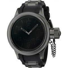 Invicta Men's Quartz Watch - Specialty Russian Diver Black Ceramic Dial Strap | 0394