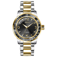 Invicta Men's Quartz Watch - Specialty Two Tone Case Black Dial Bracelet | 38534