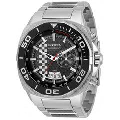 Invicta Men's Quartz Watch - Speedway Silver Tone Stainless Steel Bracelet | 33194
