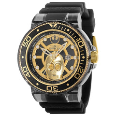 Invicta Men's Quartz Watch - Star Wars Rotating Bezel Black and Gold Tone Dial | 39709
