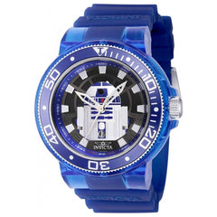 Invicta Men's Quartz Watch - Star Wars Rotating Bezel Blue Rubber Strap | 39710