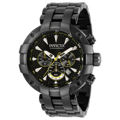 Invicta Men's Quartz Watch - Subaqua Chronograph Black Dial Steel Bracelet | 32217