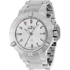 Invicta Men's Quartz Watch - Subaqua GMT Silver Dial Stainless Steel Bracelet | 37211