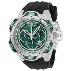 Invicta Men's Quartz Watch - Venom Chronograph Green and Silver Tone Dial | 33633