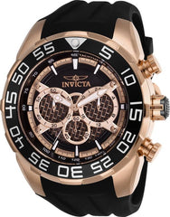 Invicta Men's Strap Watch - Speedway Chronograph Rose Gold and Black Dial | 26304