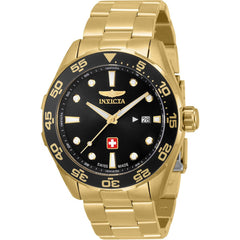 Invicta Men's Swiss Quartz Watch - Pro Diver YG Stainless Steel Bracelet | 33456