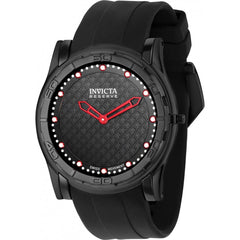 Invicta Men's Swiss Quartz Watch - Reserve Slim Black Dial Silicone Strap | 36397