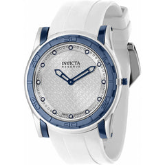 Invicta Men's Swiss Quartz Watch - Reserve Slim Silver Dial Silicone Strap | 36398
