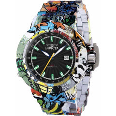 Invicta Men's Swiss Quartz Watch - Subaqua GMT Aqua Plated Steel Bracelet | 36747