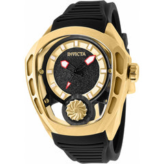Invicta Men's Watch - Akula Automatic Black and Gold Tone Dial Rubber Strap | 35443