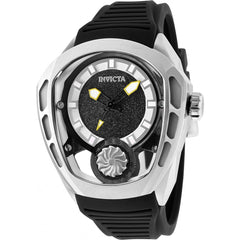 Invicta Men's Watch - Akula Automatic Black and Silver Tone Dial Rubber Strap | 35442