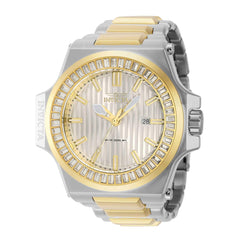 Invicta Men's Watch - Akula Date Display Silver Dial Two Tone Steel Bracelet | 43385