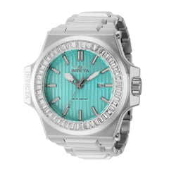Invicta Men's Watch - Akula Date Display Turquoise Dial Silver Steel Bracelet | 43383