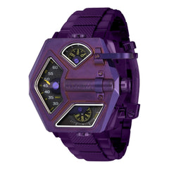 Invicta Men's Watch - Akula Mechanical Grey Skeleton Dial Purple Bracelet | 39938