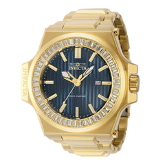 Invicta Men's Watch - Akula Yellow Gold Stainless Steel Bracelet Date Display | 43387