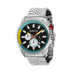 Invicta Men's Watch - Aviator Chronograph Date Display Silver Steel Bracelet | 39944