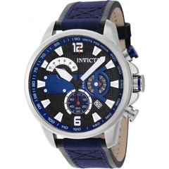 Invicta Men's Watch - Aviator Quartz Chrono Date Display Black and Blue Dial | 41684
