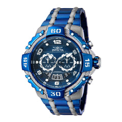 Invicta Men's Watch - Bolt Chronograph Silver and Blue Dial Steel Bracelet | 37653