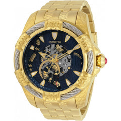 Invicta Men's Watch - Bolt King Snake Semi Skeleton Dial YG Tone Bracelet | 32320