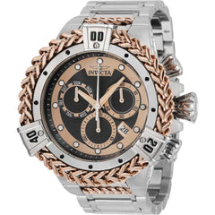 Invicta Men's Watch - Bolt Quartz Chrono Black and Rose Gold Dial Bracelet | 35566