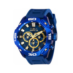 Invicta Men's Watch - Coalition Forces Chronograph Blue and Gold Tone Dial | 36695