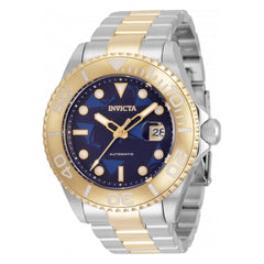 Invicta Men's Watch - Cruiseline Blue Dial Gold Tone Rotating Bezel | 34493