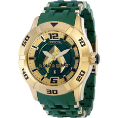Invicta Men's Watch - DC Comics Aquaman Quartz Yellow Gold and Green Dial | 37875