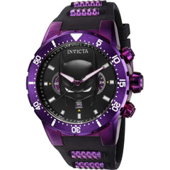 Invicta Men's Watch - DC Comics Batman Chronograph Black and Purple Dial Strap | 41389