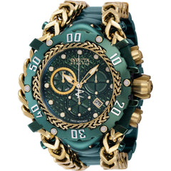 Invicta Men's Watch - Gladiator Chronograph Green and Gold Tone Dial Bracelet | 43943