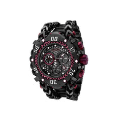 Invicta Men's Watch - Gladiator Reserve Chrono Black Dial Steel Bracelet | 36625
