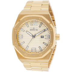 Invicta Men's Watch - Huracan Yellow Gold Plated Stainless Steel Bracelet | 45782