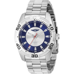 Invicta Men's Watch - I by Invicta Blue and Silver Tone Dial SS Bracelet | IBI36496