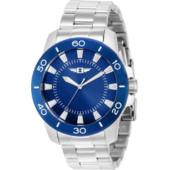 Invicta Men's Watch - I by Invicta Blue Dial SS Bracelet Rotating Bezel | IBI36479