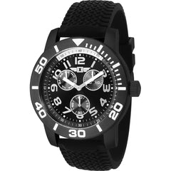 Invicta Men's Watch - I by Invicta Date Display Black Dial Silicone Strap | IBI36530