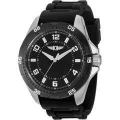 Invicta Men's Watch - I by Invicta Quartz Black Dial Rubber Strap SS Case | IBI36522
