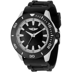 Invicta Men's Watch - I by Invicta Quartz Rubber Strap Silver Steel Case | IBI36461