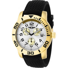 Invicta Men's Watch - I by Invicta Silver and Gold Tone Dial Silicone Strap | IBI36536