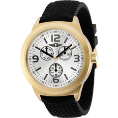 Invicta Men's Watch - I by Invicta Silver Dial Yellow Gold SS Case Strap | IBI36525