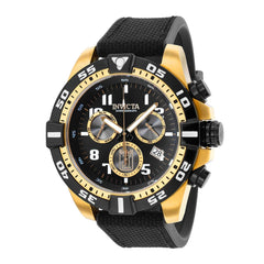 Invicta Men's Watch - Jason Taylor Swiss Quartz Chronograph Black Dial Strap | 37227