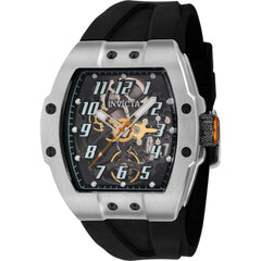 Invicta Men's Watch - JM Correa Automatic Black and Green Semi Skeleton Dial | 43511