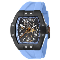 Invicta Men's Watch - JM Correa Automatic Black and Light Blue Dial Strap | 43515