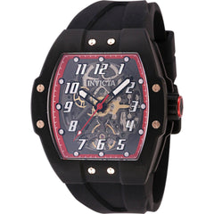 Invicta Men's Watch - JM Correa Automatic Fixed Bezel Black Rubber Strap | 44970