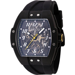Invicta Men's Watch - JM Correa Automatic Transparent and Black Dial Strap | 44971