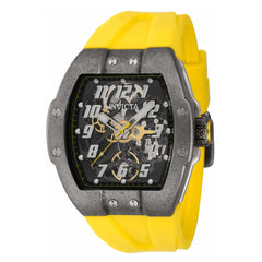 Invicta Men's Watch - JM Correa Automatic Yellow Rubber Strap Two Tone Case | 43524