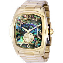 Invicta Men's Watch - Lupah Iridescent Abalone and Gold Tone Dial SS Bracelet | 39817