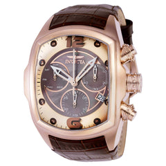 Invicta Men's Watch - Lupah Rose Gold and Brown Mother of Pearl Dial Strap | 39131