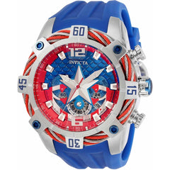 Invicta Men's Watch - Marvel Captain America Chronograph Rotating Bezel Strap | 33162